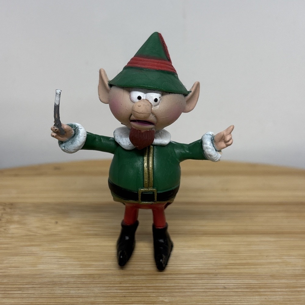 Vintage Rudolph Boss Chief Elf Figure Conductor‎ Baton Playing Mantis 2008 Toy